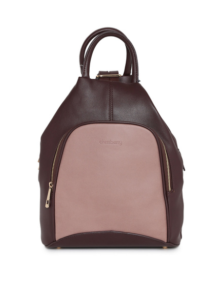 Dress-Berry-Women-Brown-Solid-Backpack