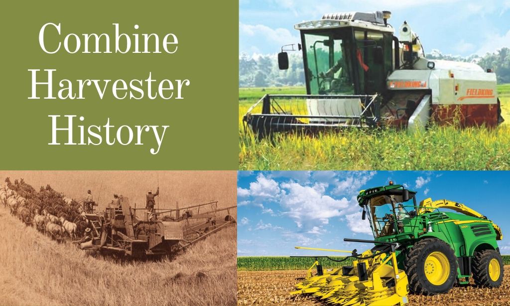 combine harvester history